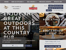 Tablet Screenshot of hareandhoundsosterley.co.uk